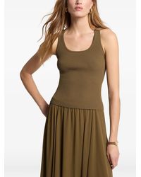 Michael Kors - Ribbed Scoop-Neck Tank Top - Lyst