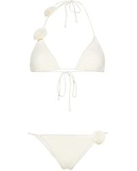 LaRevêche - Ashar Floral-Appliqué Bikini Set - Lyst