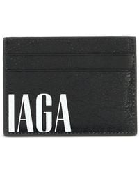Balenciaga - Logo-Print Card Holder - Lyst