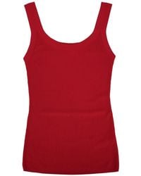 Elisabetta Franchi - Sleek Tricot Knit Top - Lyst