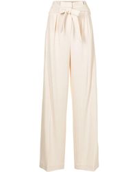 Jonathan Simkhai - Emiko Textured Wide-Leg Trousers - Lyst