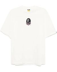 A Bathing Ape - Moonface Logo T-Shirt - Lyst