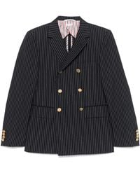 Thom Browne - Pinstripe Wool Blazer - Lyst