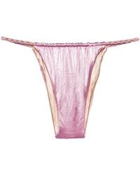 Isa Boulder - Ruched Reversible Bikini Bottoms - Lyst