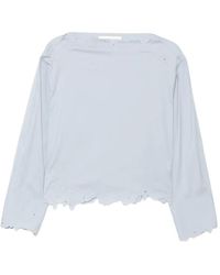 JNBY - Floral-Embroidered Blouse - Lyst