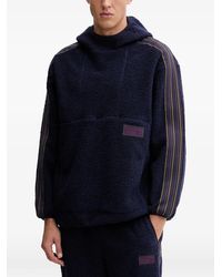 EA7 - Sudadera A Rayas Con Capucha - Lyst