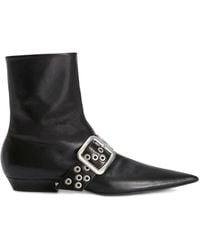 Jil Sander - Leather Ankle Boots - Lyst