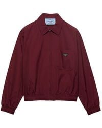 Prada - Poplin Jacket - Lyst
