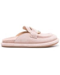 Moncler - Bell Suede Mules - Lyst