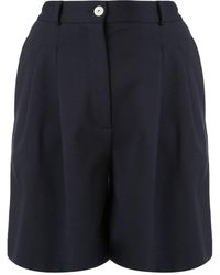 Harris Wharf London Bermuda à design plissé - Bleu