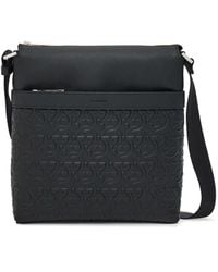 Ferragamo - Gancini Leather Crossbody Bag - Lyst