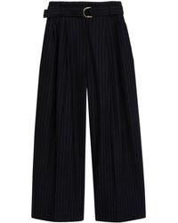 3.1 Phillip Lim - Flannel Striped Wide-leg Trousers - Lyst