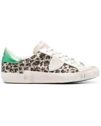 Philippe Model - Prsx Leather Low-top Sneakers - Lyst