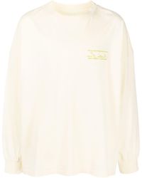 Martine Rose - Embroidered Logo Long-sleeve T-shirt - Lyst