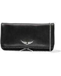 Zadig & Voltaire - Clutch Met Studs - Lyst