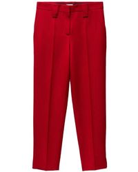 Versace - Grain-De-Poudre Wool Trousers - Lyst