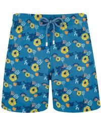 Vilebrequin - Mistral Flowers And Shells Swim Shorts - Lyst