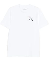 Axel Arigato - T-Shirt mit Micro Bee Bird-Print - Lyst