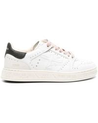 Premiata - Perforated Leather Sneakers - Lyst