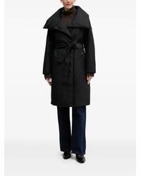 Moose Knuckles - Belted Double-Breasted Coat - Lyst