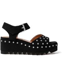 Stella McCartney - Elyse Studded Platform Sandals - Lyst