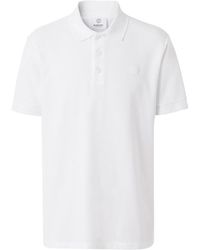 Burberry - Monogram-Embroidered Polo Shirt - Lyst