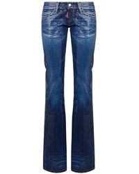 DSquared² - Frosted Venus Denim Jeans Verfraaid Met Pailletten - Lyst