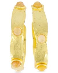 Sylvia Toledano - Bianca Quartz And Jasper Hoop Earrings - Lyst