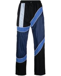 Ahluwalia - Colour-Block Stripe-Detail Trousers - Lyst
