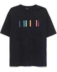 Paul Smith - T-Shirt Mit Artist Stripe-Detail - Lyst