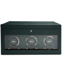 Wolf - British Racing Triple Watch Winder - Lyst
