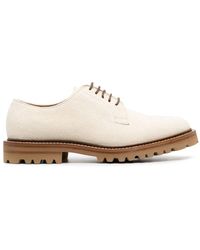Brunello Cucinelli - Beige Leather Oxfords And Derbies - Lyst