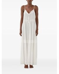 ELEH - Ibiza Broderie Anglaise Maxi Dress - Lyst