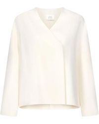 Loulou de Saison - Maara Asymmetric V-Neck Jacket - Lyst