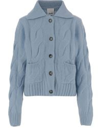 Allude - Cárdigan de punto de ochos - Lyst