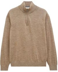 Pringle of Scotland - Pull En Laine Mérinos À Col Zippé - Lyst