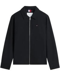 Tommy Hilfiger - Logo-Patch Zip-Up Jacket - Lyst