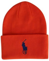 Polo Ralph Lauren - Big Pony Cuff Beanie Hat - Lyst