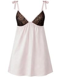 Guess - Verstellbares Nachthemd-Set Aus Spitze - Lyst