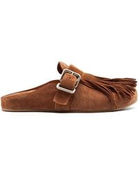 Vic Matié - Mules À Boucle Et À Franges - Lyst