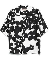 Marni - Hemd Mit Blumen-Print - Lyst