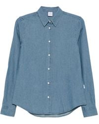 Aspesi - Camisa Vaquera Con Botones - Lyst