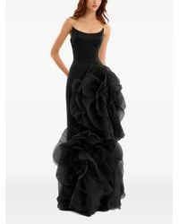 Gemy Maalouf - Sculpted Floral-Appliqué Dress - Lyst