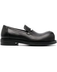 Martine Rose - Bulb-toe Leather Loafers - Lyst