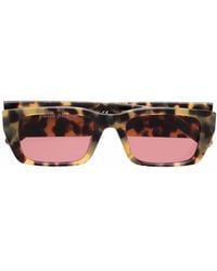 Palm Angels - Angel Rectangle-frame Sunglasses - Lyst