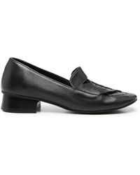 Kudeta - Mocasines De Piel Con Tira Entretejida - Lyst