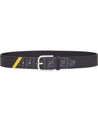 Fendi Leather Ff Micro Motif Belt for Men | Lyst Fendi Leather Ff Micro Motif Belt for Men | Lyst