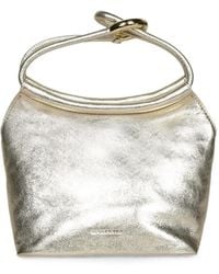 Coccinelle - Finn Metallic-Effect Knot Tote Bag - Lyst