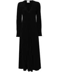 forte_forte - V-Necked Long Dress - Lyst