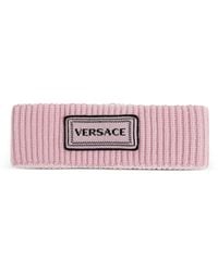 Versace - Haarreif Mit Geripptem Patch - Lyst